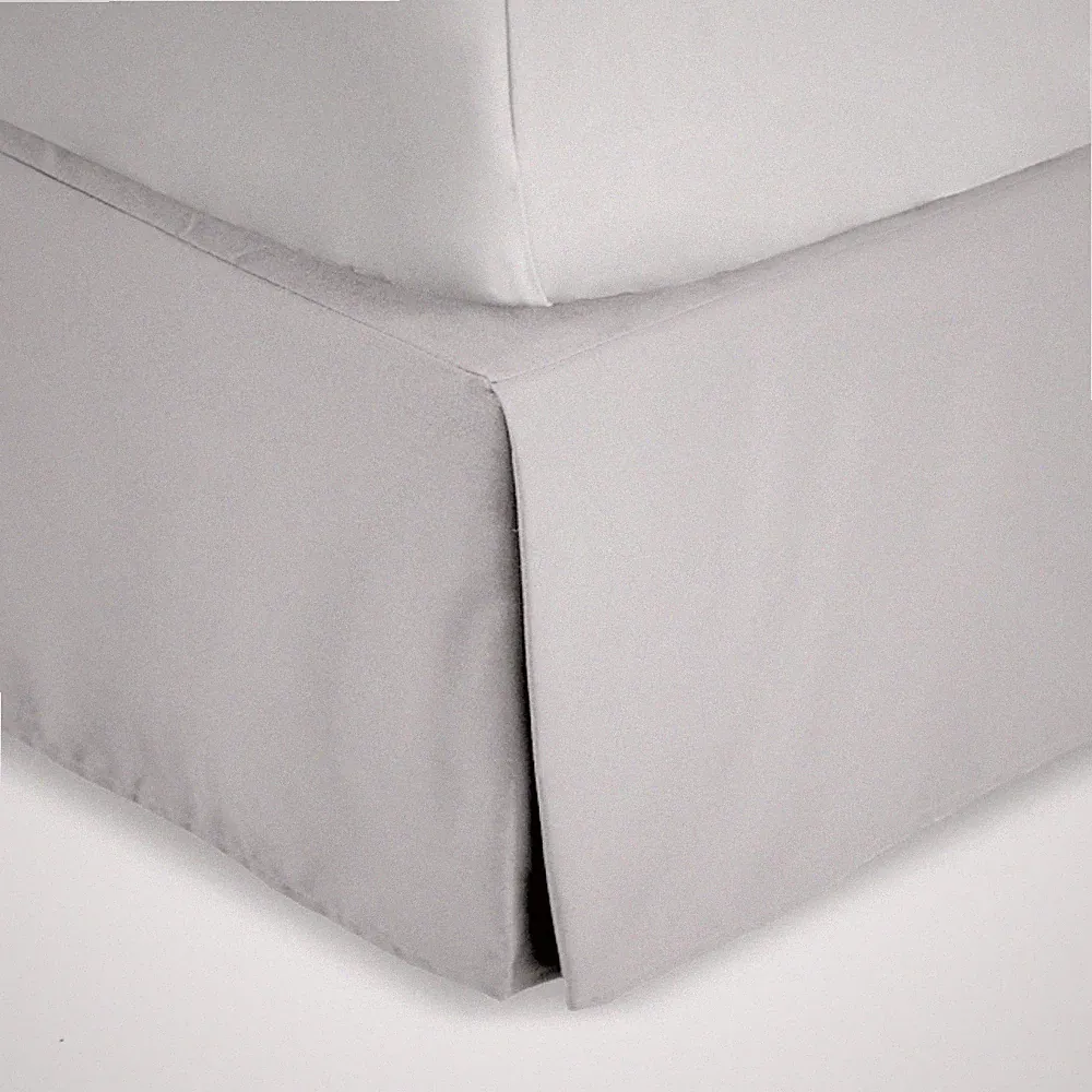Bare Home Double Brushed Bed Skirt: Pleated, Easy Fit, 15" Deep