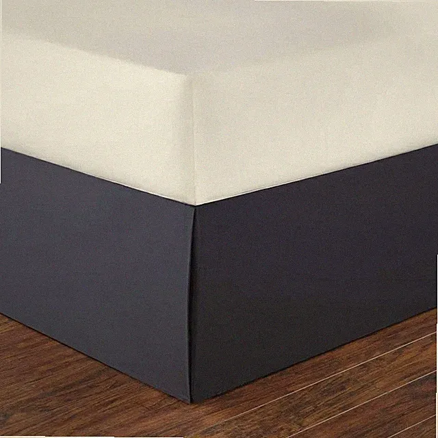 Nautica Home Queen Bedskirt Navy Blue 60 X 80 Inches with a 15 Inch Drop