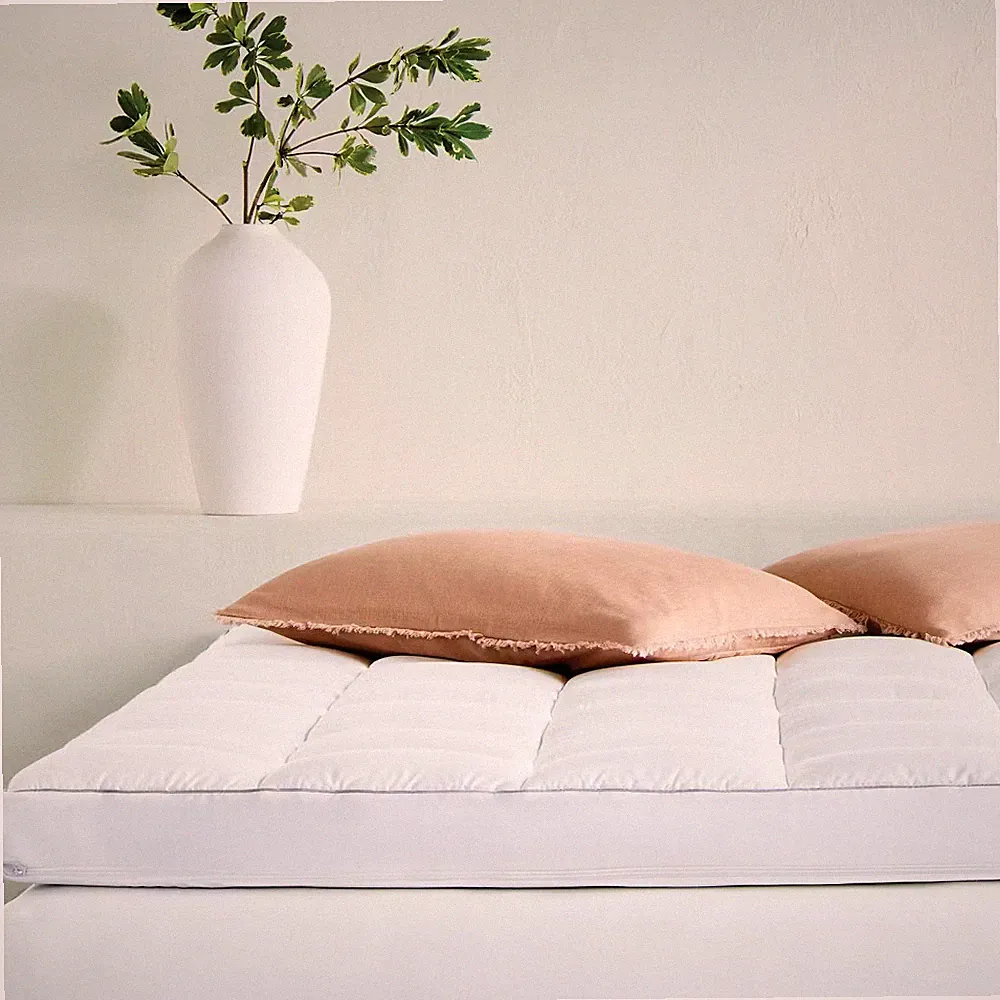 Twin XL Premium Cooling 4" Dual Layer Memory Foam Mattress Topper